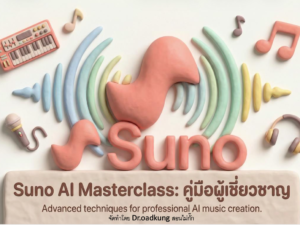 (Ebook + Prompt) สร้างเพลงด้วย Suno AI Masterclass คู่มือผู้เชี่ยวชาญ