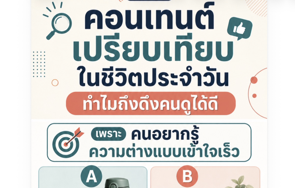 (Ebook+Prompt) คู่มือปั้นเพจ Facebook สร้างรายได้ด้วยคอนเท้นต์ด้าน เปรียบเทียบสิ่งของในชีวิตประจำวัน