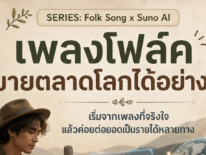 (Ebook + Prompt) คู่มือสร้างรายได้ทั่วโลกไปกับเพลง Folk ด้วย SUNO AI กับคำสั่ง Prompt ที่สามารถประยุกต์ใช้งานได้จริง