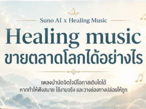 (Ebook + Prompt) คู่มือสร้างรายได้ทั่วโลกไปกับเพลงบำบัด Healing ด้วย SUNO AI กับคำสั่ง Prompt ที่สามารถประยุกต์ใช้งานได้จริง