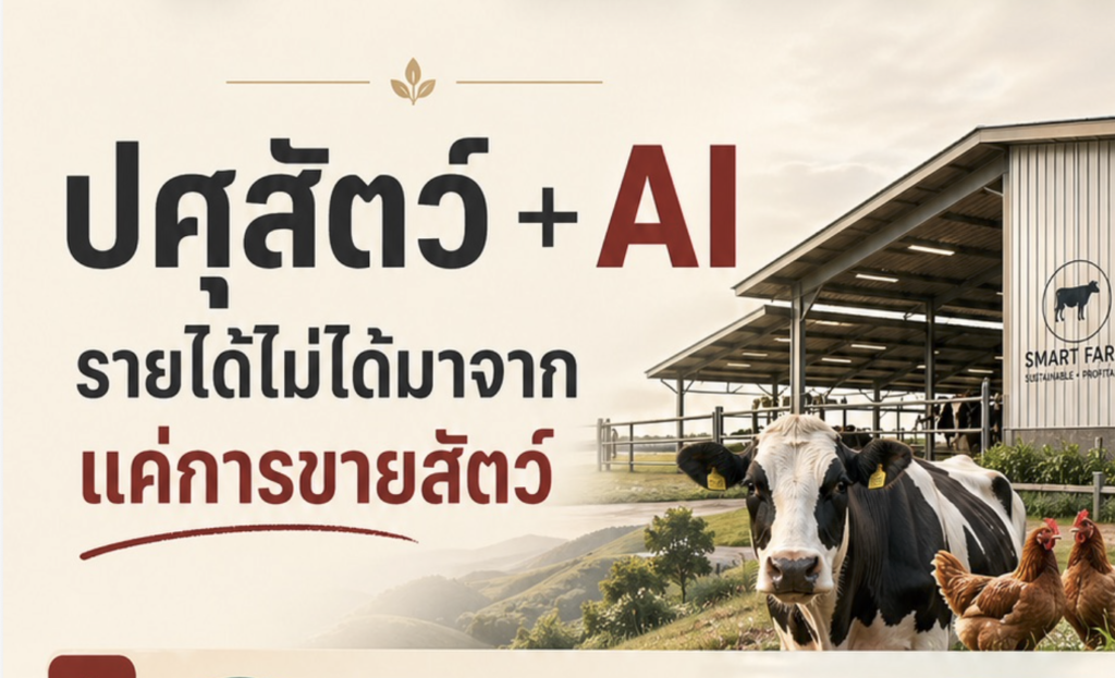 (Ebook + Prompt) คู่มือสร้างรายได้ใน Youtube กับคลิปความรู้ปศุสัตว์ ด้วย AI กับคำสั่ง Prompt ที่สามารถประยุกต์ใช้งานได้จริง