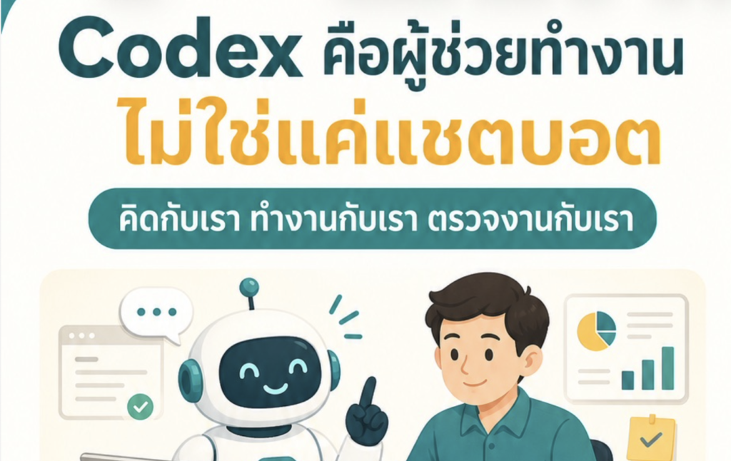 (Ebook + Prompt) คู่มือ Codex ช่วยจัดการงานที่สับสนวุ่นวายในแต่ละวัน กับคำสั่ง Prompt ที่สามารถประยุกต์ใช้งานได้จริง