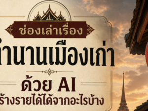 (Ebook + Prompt) คู่มือปั้นช่อง youtube ตำนานเมืองโบราญ ตำนานสมัยเก่า ด้วย ai สร้างรายได้ออนไลน์ กับคำสั่ง Prompt ที่สามารถประยุกต์ใช้งานได้จริง
