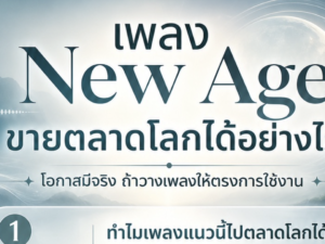 (Ebook + Prompt) คู่มือสร้างเพลง New Age Song ด้วย Suno ai พร้อมแนวทางสร้างรายได้ออนไลน์ กับคำสั่ง Prompt ที่สามารถประยุกต์ใช้งานได้จริง
