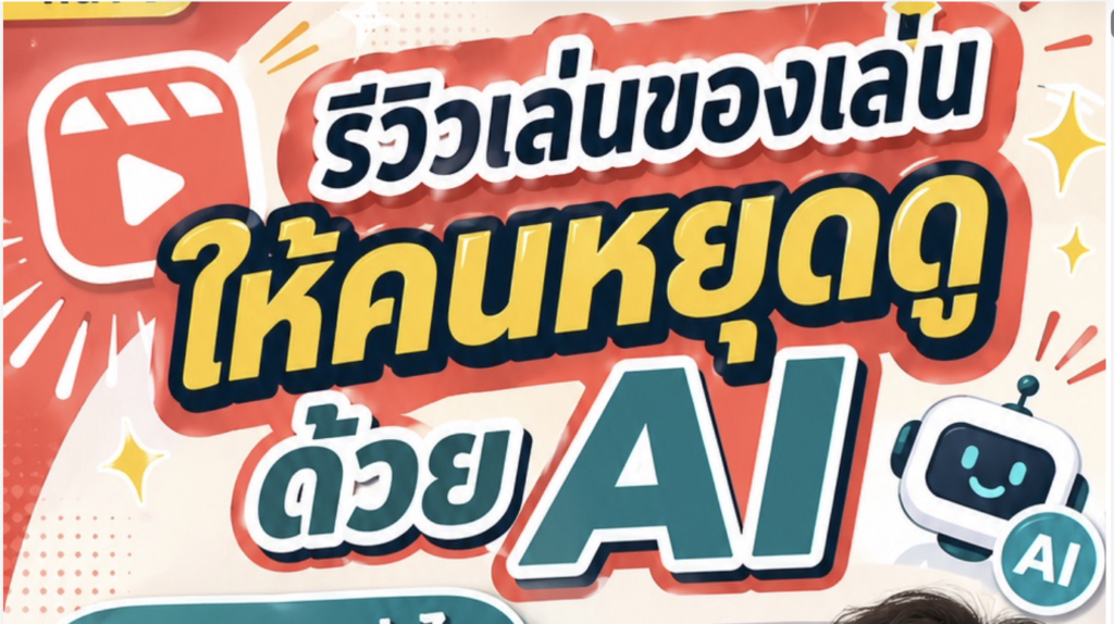 (Ebook + Prompt) คู่มือการปั้นเพจ Reels แนวคลิปการเล่นของเล่นใหม่ๆแปลกๆ พร้อมแนวทางสร้างรายได้ออนไลน์ กับคำสั่ง Prompt ที่สามารถประยุกต์ใช้งานได้จริง