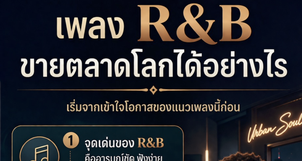 (Ebook + Prompt) คู่มือสร้างเพลง R&B Song ด้วย Suno ai พร้อมแนวทางสร้างรายได้ออนไลน์ กับคำสั่ง Prompt ที่สามารถประยุกต์ใช้งานได้จริง