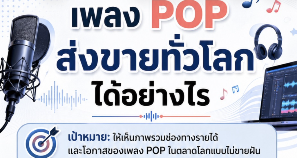 (Ebook + Prompt) คู่มือสร้างเพลงป๊อบ POP Song ด้วย Suno ai พร้อมแนวทางสร้างรายได้ออนไลน์ กับคำสั่ง Prompt ที่สามารถประยุกต์ใช้งานได้จริง