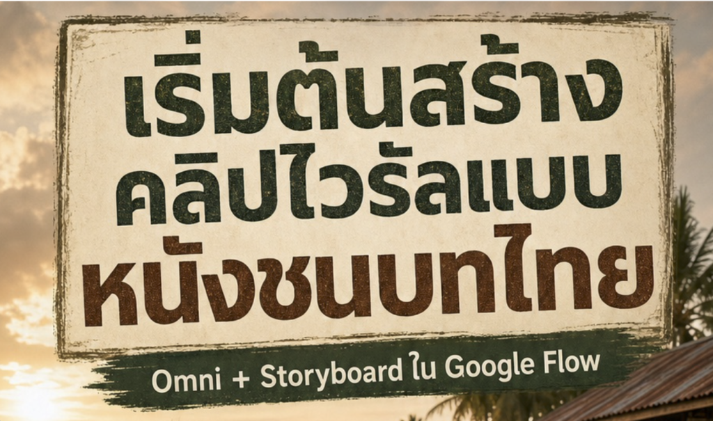 (Ebook + Prompt) คู่มือสร้างคลิปละครวิถีชีวิตพื้นบ้านชนบท ด้วย Omni Storyboard พร้อมแนวทางสร้างรายได้ออนไลน์